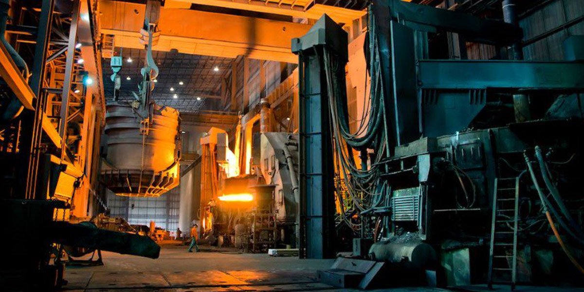 Image of the steel industry, which uses our holders