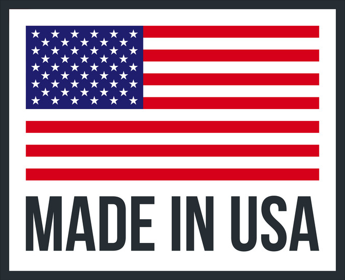 Made In USA icon and flag