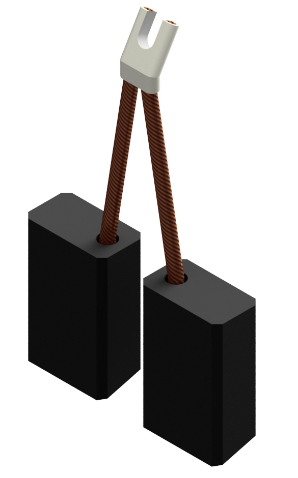tamped paired motor brush example